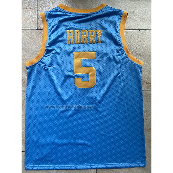 Camiseta Los Angeles Lakers Robert Horry #5 Mitchell & Ness 2001-02 Azul